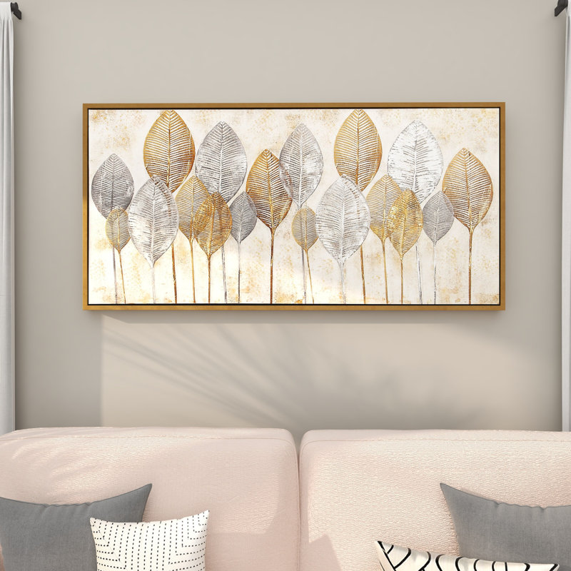 Leaves And Cubes - Acrylic Wall Art Print, sale 12